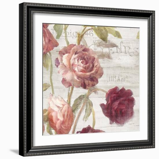 French Roses IV-Danhui Nai-Framed Art Print