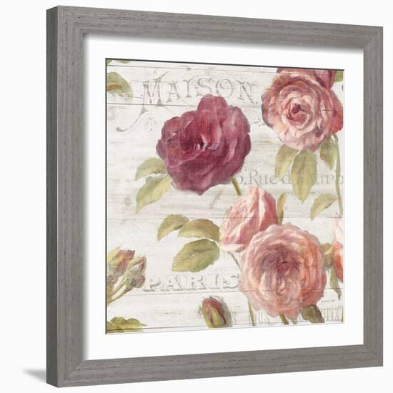 French Roses V-Danhui Nai-Framed Art Print