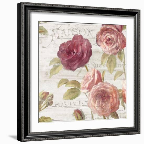 French Roses V-Danhui Nai-Framed Art Print