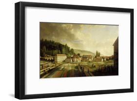 French Royal Textile Factory, Jouy-en-Josas, France, 1806-Jean-Baptiste Huet-Framed Giclee Print