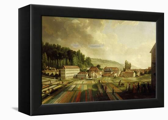 French Royal Textile Factory, Jouy-en-Josas, France, 1806-Jean-Baptiste Huet-Framed Premier Image Canvas