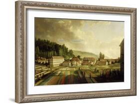 French Royal Textile Factory, Jouy-en-Josas, France, 1806-Jean-Baptiste Huet-Framed Giclee Print