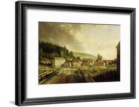 French Royal Textile Factory, Jouy-en-Josas, France, 1806-Jean-Baptiste Huet-Framed Giclee Print