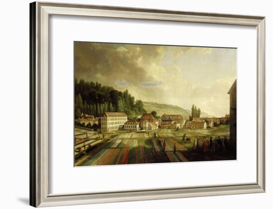 French Royal Textile Factory, Jouy-en-Josas, France, 1806-Jean-Baptiste Huet-Framed Giclee Print