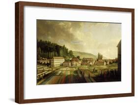 French Royal Textile Factory, Jouy-en-Josas, France, 1806-Jean-Baptiste Huet-Framed Giclee Print