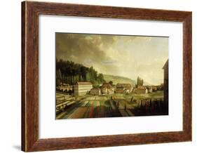 French Royal Textile Factory, Jouy-en-Josas, France, 1806-Jean-Baptiste Huet-Framed Giclee Print