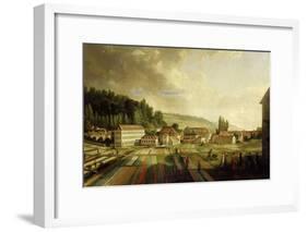 French Royal Textile Factory, Jouy-en-Josas, France, 1806-Jean-Baptiste Huet-Framed Giclee Print