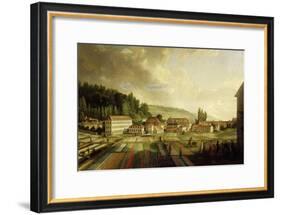 French Royal Textile Factory, Jouy-en-Josas, France, 1806-Jean-Baptiste Huet-Framed Giclee Print