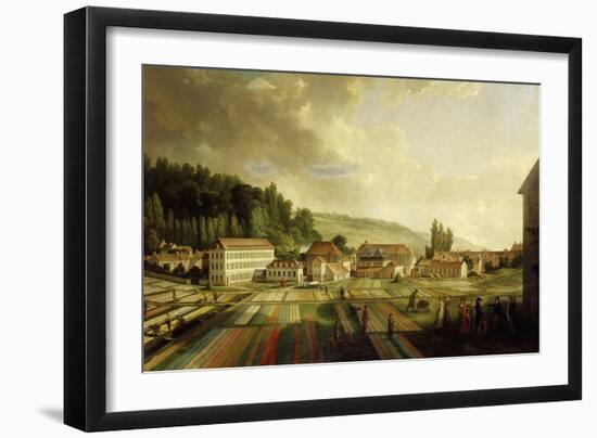 French Royal Textile Factory, Jouy-en-Josas, France, 1806-Jean-Baptiste Huet-Framed Giclee Print