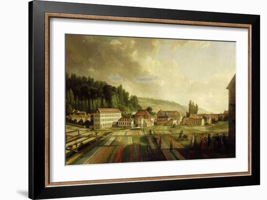 French Royal Textile Factory, Jouy-en-Josas, France, 1806-Jean-Baptiste Huet-Framed Giclee Print