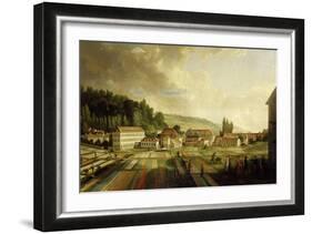 French Royal Textile Factory, Jouy-en-Josas, France, 1806-Jean-Baptiste Huet-Framed Giclee Print