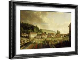 French Royal Textile Factory, Jouy-en-Josas, France, 1806-Jean-Baptiste Huet-Framed Giclee Print