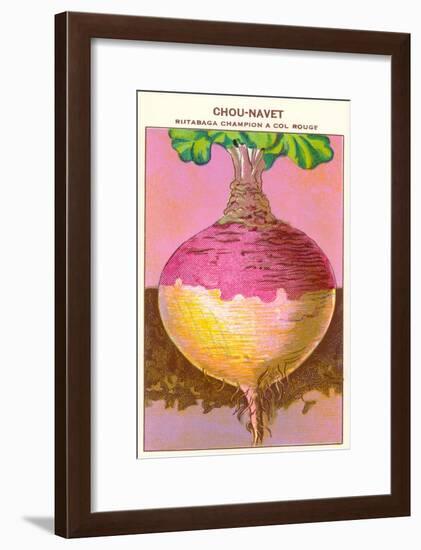 French Rutabaga Seed Packet-null-Framed Art Print