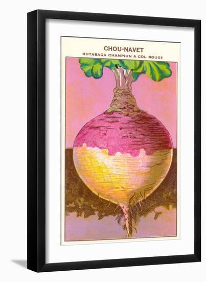 French Rutabaga Seed Packet-null-Framed Art Print