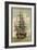 French Sailing Frigate Tourville-null-Framed Giclee Print