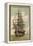 French Sailing Frigate Tourville-null-Framed Premier Image Canvas