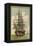 French Sailing Frigate Tourville-null-Framed Premier Image Canvas