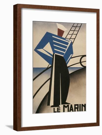French Sailor, Le Marin-null-Framed Art Print