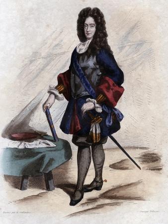King Louis XIV of France in the costume of the Sun King in the ballet La  Nuit, 1653 (later colouration)