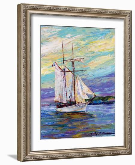 French Scooner-Lucy P. McTier-Framed Giclee Print