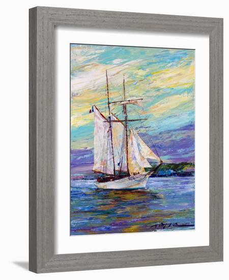 French Scooner-Lucy P. McTier-Framed Giclee Print