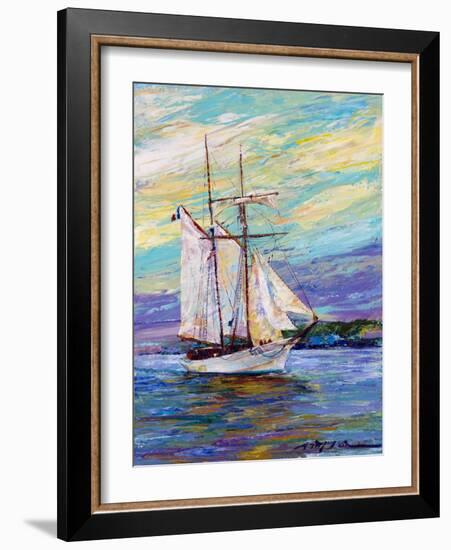 French Scooner-Lucy P. McTier-Framed Giclee Print