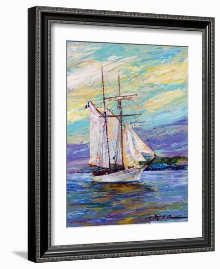 French Scooner-Lucy P. McTier-Framed Giclee Print