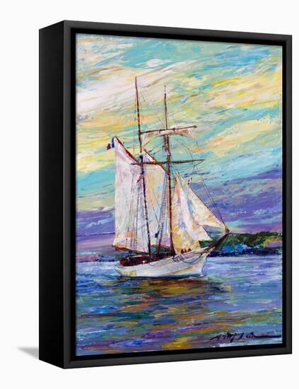 French Scooner-Lucy P. McTier-Framed Premier Image Canvas