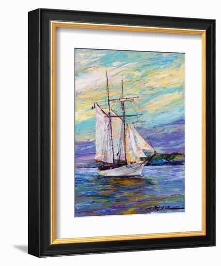 French Scooner-Lucy P. McTier-Framed Giclee Print