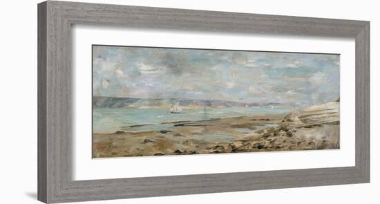 French Seascape with Sailboats-Julia Beck-Framed Premium Giclee Print