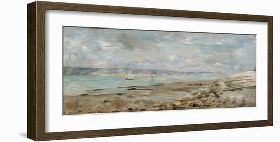 French Seascape with Sailboats-Julia Beck-Framed Premium Giclee Print