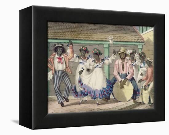 French Set-Girls, Plate 7 from 'sketches of Character...', 1838 (Colour Litho)-Isaac Mendes Belisario-Framed Premier Image Canvas