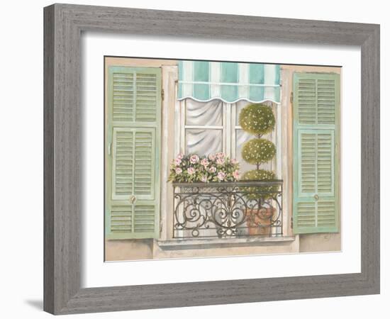 French Shutters 1-Stefania Ferri-Framed Art Print