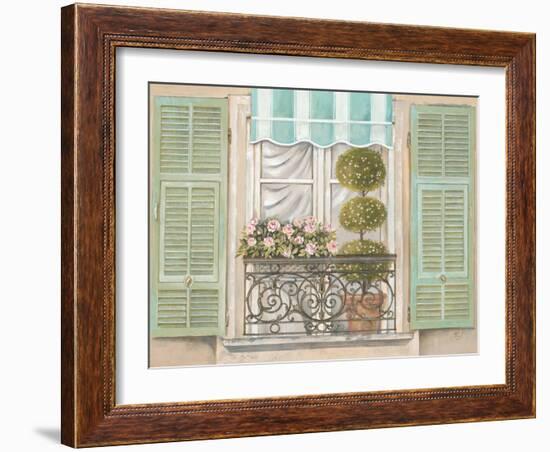 French Shutters 1-Stefania Ferri-Framed Art Print