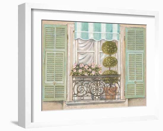 French Shutters 1-Stefania Ferri-Framed Art Print