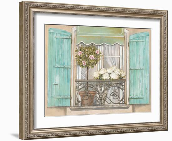 French Shutters 2-Stefania Ferri-Framed Art Print