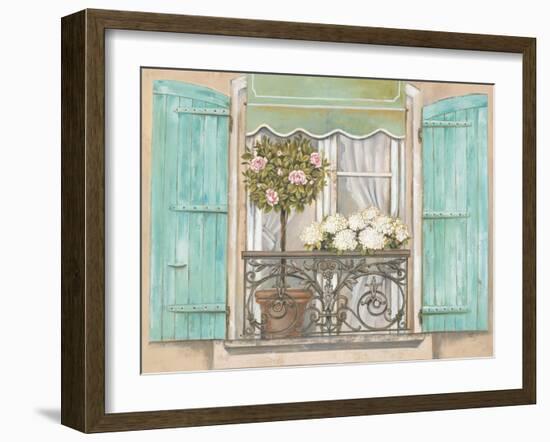 French Shutters 2-Stefania Ferri-Framed Art Print