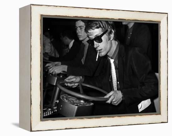 French Singer Jacques Dutronc in Miniland, Paris, 17 March 1967-null-Framed Stretched Canvas