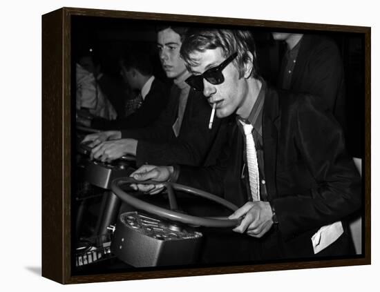 French Singer Jacques Dutronc in Miniland, Paris, 17 March 1967-null-Framed Stretched Canvas