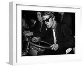 French Singer Jacques Dutronc in Miniland, Paris, 17 March 1967-null-Framed Photo
