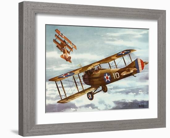 French Spad, 1916-Alfred Owles-Framed Art Print