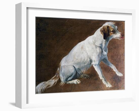 French Spaniel Ancestor, by Alexandre-Francois Desportes (1661-1743), France, 18th Century-Alexandre-Francois Desportes-Framed Giclee Print