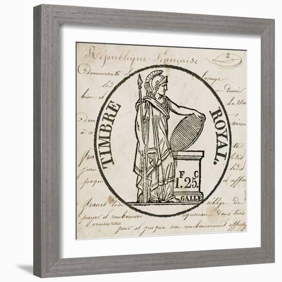 French Stamp I-Gwendolyn Babbitt-Framed Art Print