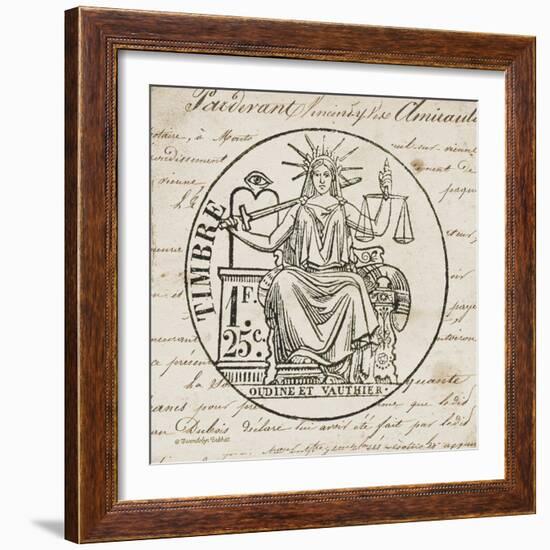 French Stamp II-Gwendolyn Babbitt-Framed Art Print