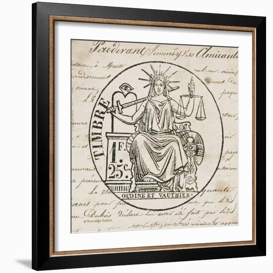 French Stamp II-Gwendolyn Babbitt-Framed Art Print