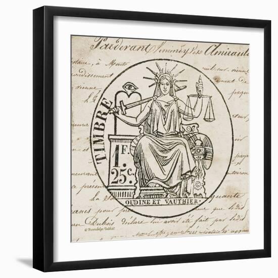 French Stamp II-Gwendolyn Babbitt-Framed Art Print