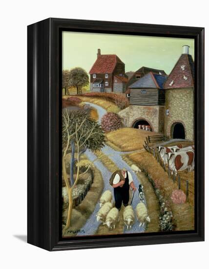 French Street Farm-Margaret Loxton-Framed Premier Image Canvas