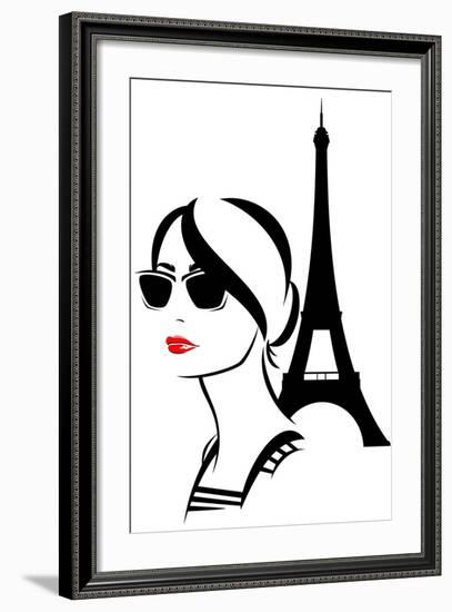 French Style-Cattallina-Framed Art Print