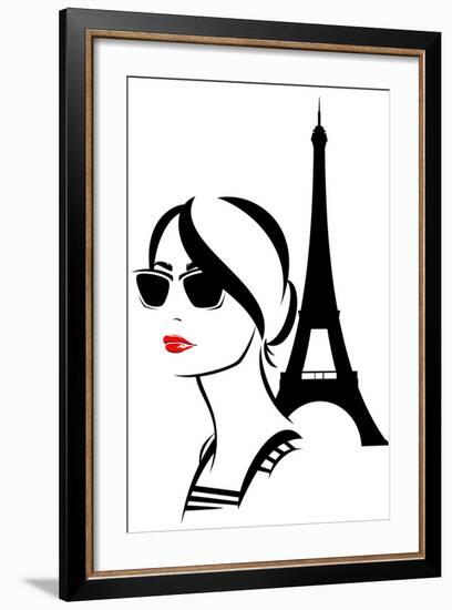 French Style-Cattallina-Framed Art Print