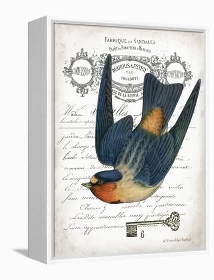 French Swallow I-Gwendolyn Babbitt-Framed Stretched Canvas